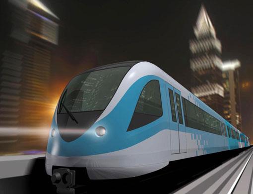 Dubai+metro+rail+route