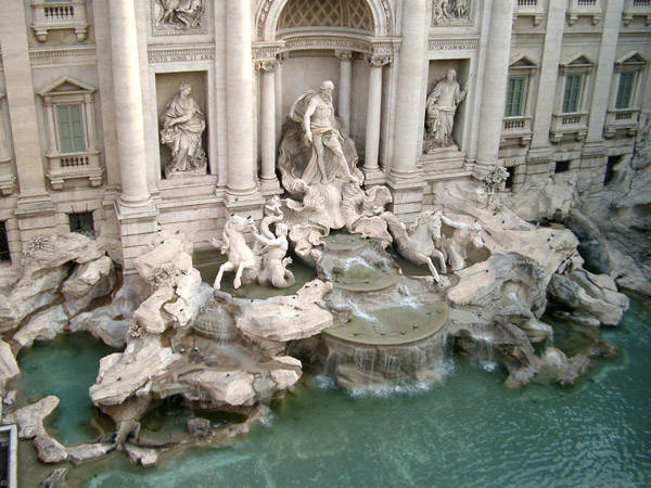 In Rome, the fountains affect its grandeur and luxury.
