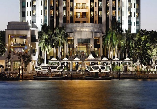 Luxurious riverside Peninsula Bangkok, Thailand