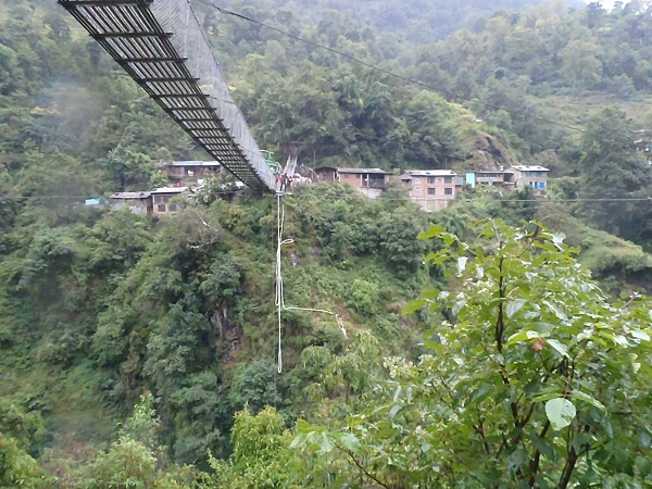 Bhote Kosi River on Himalayas, Nepal
