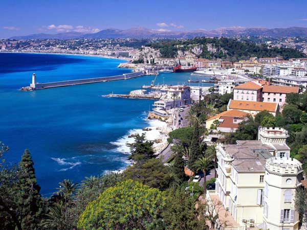 City beach, Nice, France