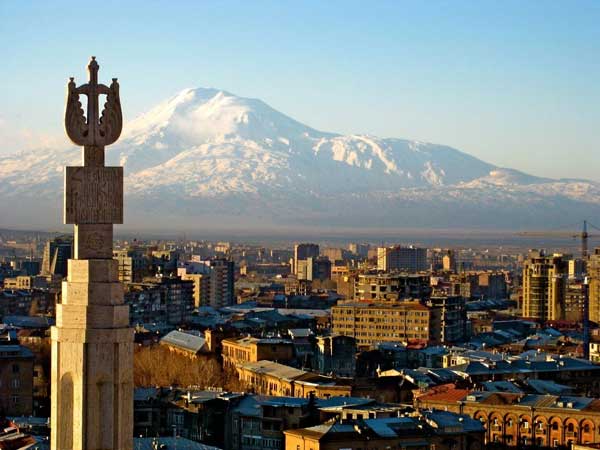 Mt. Ararat from Yerevan