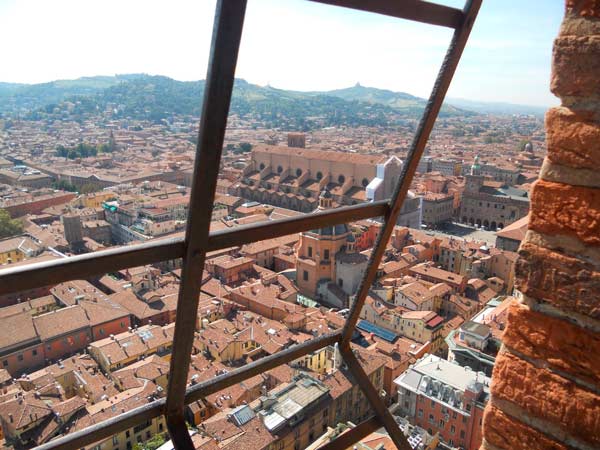 Torre Degli Asinelli view of the city