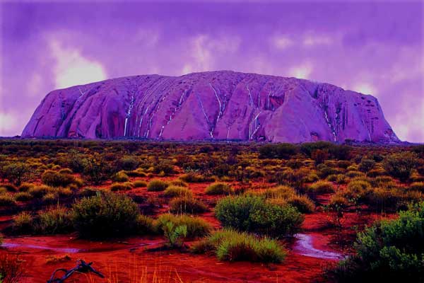 Uluru Australia sunset