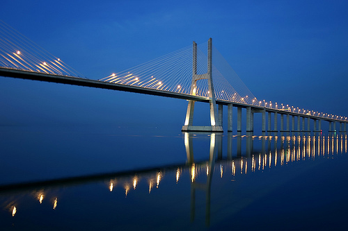 Lisbon Vasco da Gama Bridge